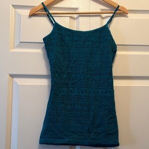 Aeropostale Teal Lace Camisole